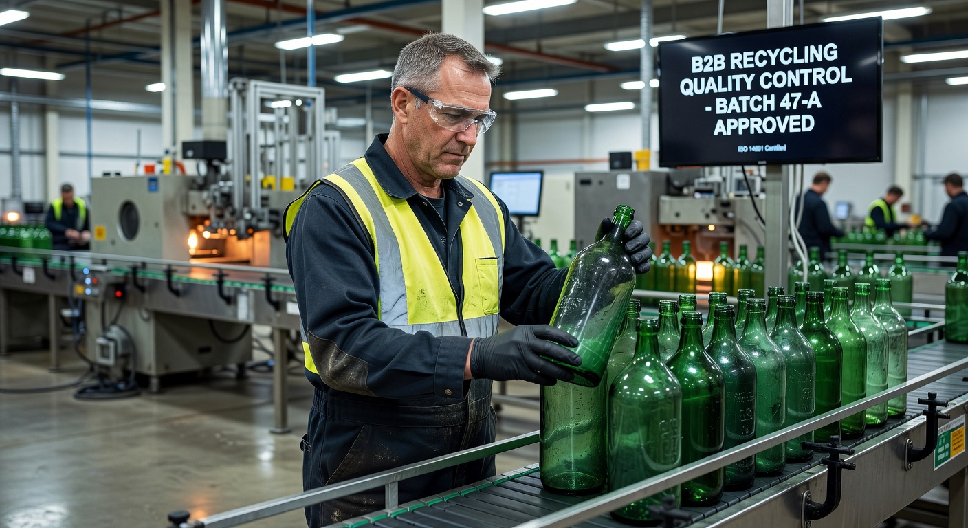 Quality inspection of sorted recyclable materials on an industrial conveyor